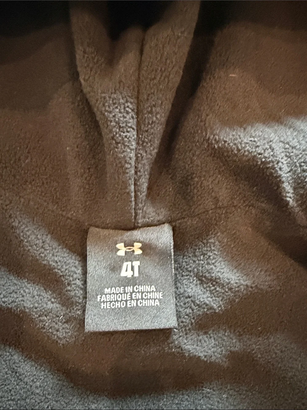 Under Armour Kids Black Hooded Rain Jacket